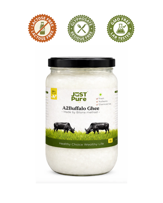 Just Pure A2 Desi Buffalo Bilona Ghee