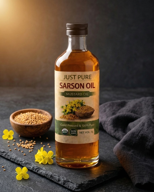 Just Pure Cold Pressed Sarson (Mustard) Oil