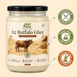 A2 Buffalo Bilona Ghee - naturally white ivory ghee