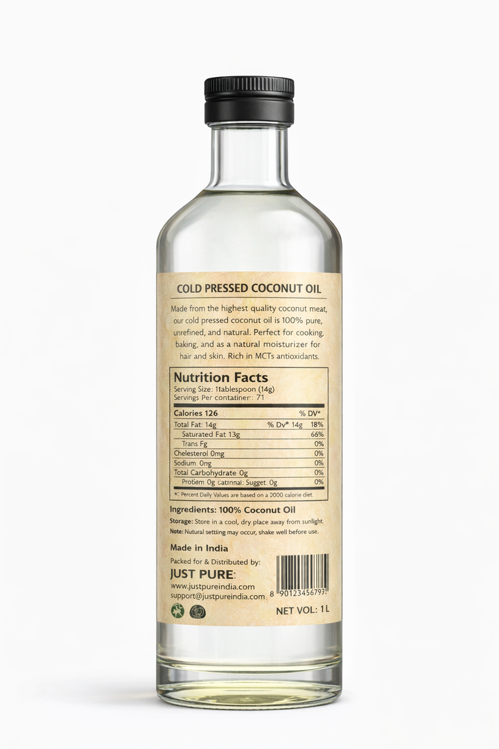 Just Pure Cold Pressed Coconut Oil